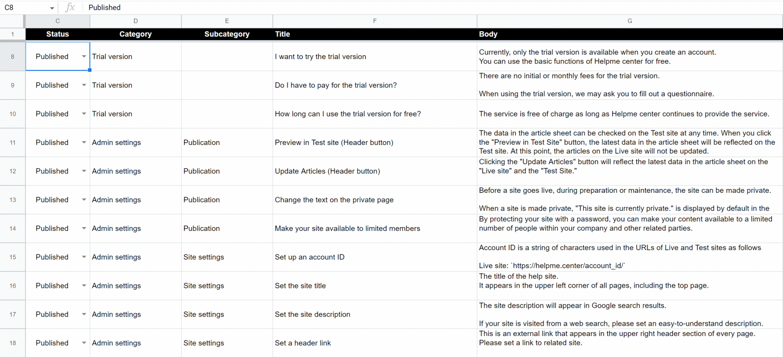 Helpme center  Article sheet image Helpme center Article sheet image